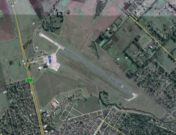 vista satelital aeropuerto internacional de mar del plata mdq