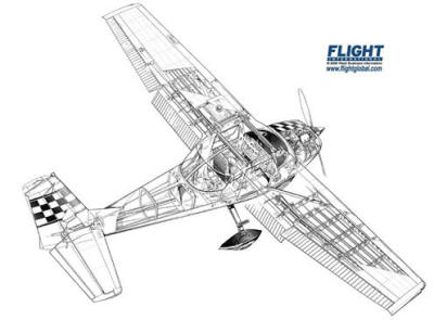 cessna 150 plano de estructura
